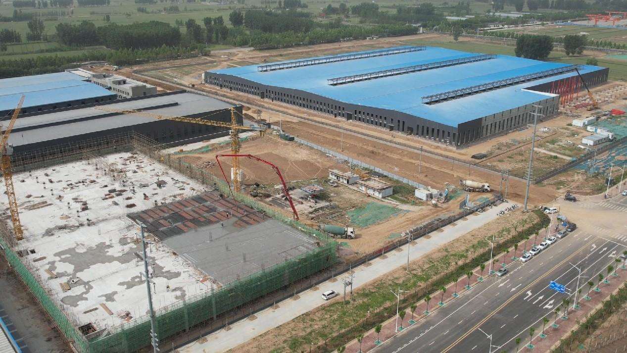 建設(shè)中的汽車零部件產(chǎn)業(yè)園